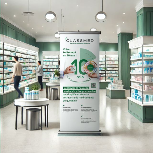 Signalétique Classmed créée par l'Agence Oscar et Clémentine