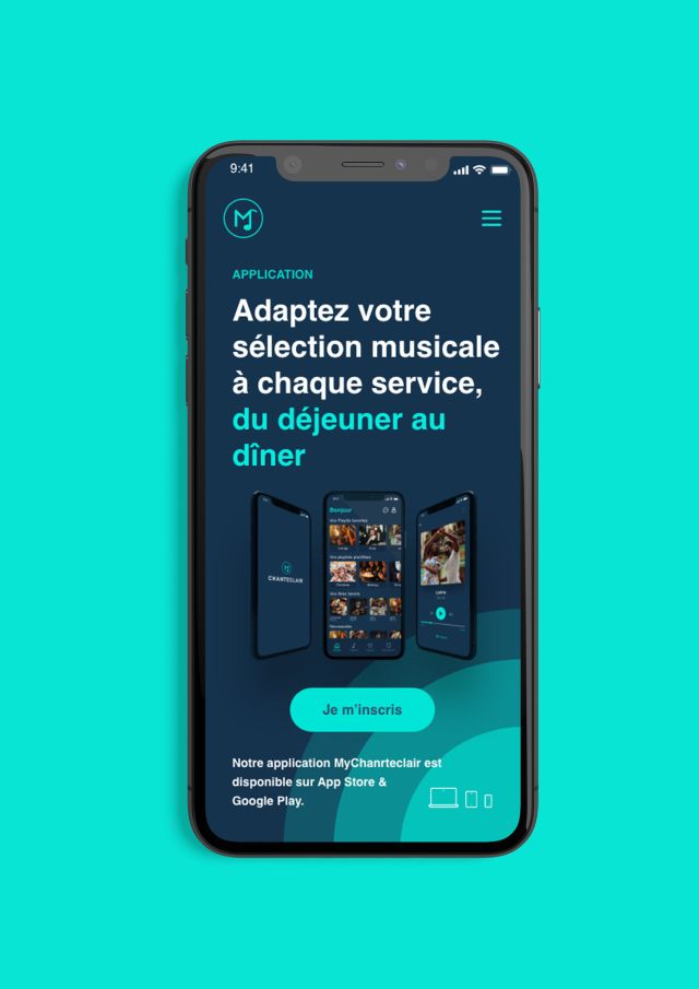 UI/UX design App musicale créé par l'Agence Oscar et Clémentine